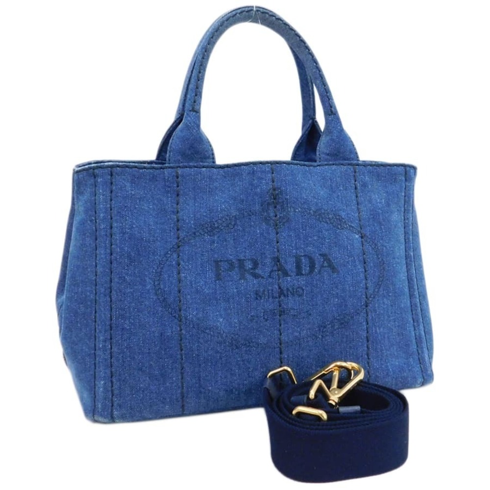 Prada bag Blue Denim Canapa